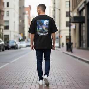 In-N-Out‎ Burger Las  Vegas T-Shirt, Classic Hot Rod, Black Tee Shirt, Size XXL